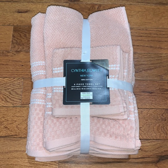 Cynthia Rowley Bath Cynthia Rowley 0 Cotton Towel Set 6piece Bath